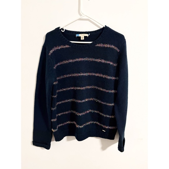 Ted Baker Navy Blue Tinsel Sweater - Picture 2 of 4